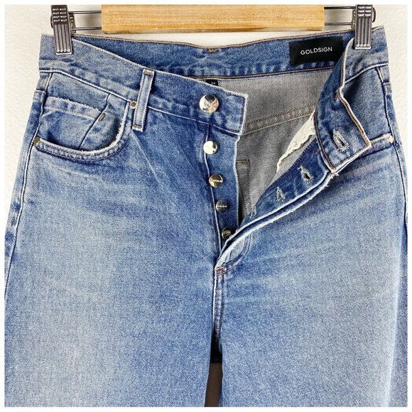 Goldsign Relaxed Straight Leg Jean in Elmont Size 24 - Picture 5 of 9